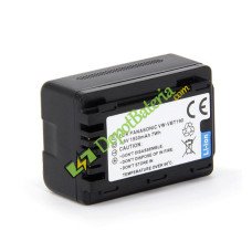 Bateria para Panasonic 1950mAh VW-VBT380 W570M V550M V550 W850 VX870M VW-VBT190 substituição de bateria