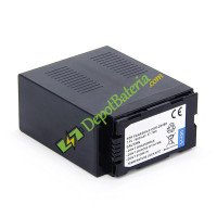 Bateria para Panasonic 7800mAh VW-VBD21 CGR-D08CGR-D120 VSB0418 substituição de bateria