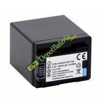 Bateria para Canon 718 R46 709 R47 BP-745 727 4450mAh 719 R48 R306 BP-708 de substituição de bateria