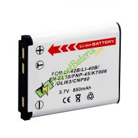 Bateria para Sanyo VPC-T700 Xacti VPC-T700P-VPC-T700T VPC-T700BL DS5370 VPC-T1060 Battery Replacement