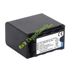 Bateria para Panasonic AJ-PX298 7800mAh HC-MDH2 DVX200 VW-VBD78 substituição de bateria