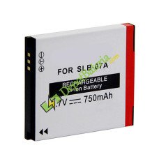 Bateria para Samsung ST50 750mAh PL150 ST45 ST550 ST500 ST600 SLB-07A Battery Replacement