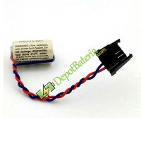 Bateria para PLC conector 1747-BA 1769-BA CR14250SE Preto 3V substituição de bateria