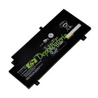 Bateria para Sony Vaio-Fit SVF15A16SCB F15A16 15 SVF15A1ACXB substituição de bateria