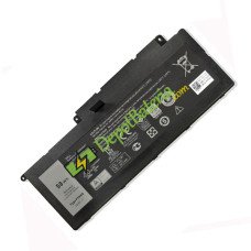 Bateria para Dell 17 (7737) 15 (7537) G4YJM Inspiron 062VNH T2T3J 4ICP5/67/90 F7HVR substituição de bateria