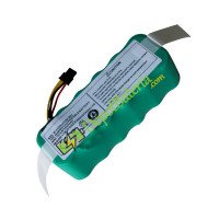 Bateria para Ecovacs 14.4Volt CR120 substituição de bateria