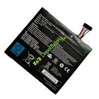 Bateria para Gigabyte 541387490001 GAG-K40 Substituição de bateria