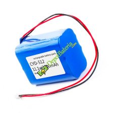 Bateria para PLC CYD-512 Bateria de reposição