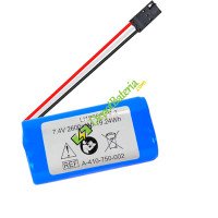 Bateria para PLC LI18650-2S.3 A-410-750-002 Bateria de substituição