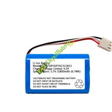 Bateria para PLC Li3718T42P3C513611 Bateria de substituição