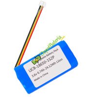 Bateria para PLC LICB-18650-1S2P Bateria de substituição