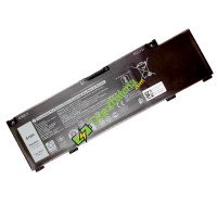 Bateria para Dell P89F001 266J9 C9VNH P89F PN1VN M4GWP M4GWP Bateria de substituição