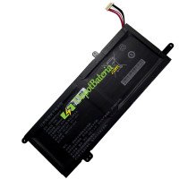 Bateria para Jumper 12256 10Buckles-7Lines EZbook S5Pro U516698PV-2S1P Bateria de substituição