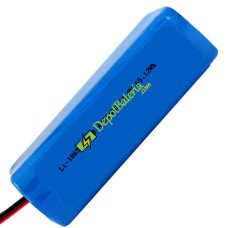 Bateria para PLC ES-750 Li-18650-4S2P-4400mAh Bateria de substituição
