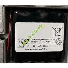 Bateria para PLC REV.C NCR18650-F4PC Bateria de substituição